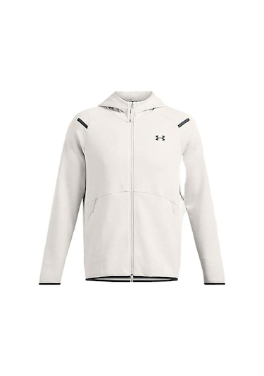 Under Armour Unstoppable Flc Fz Hd Eu Erkek Sweatshirt 1389352-110 Beyaz-beyaz Beyaz