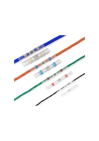 Asafe Isı Büzüşmeli, Kendinden Lehimli, Izole Konnektör 1Mm