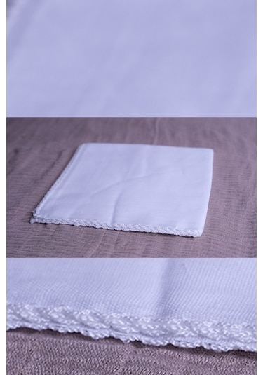 Beyaz 80X80 Cm Iç Tülbent Pamuklu 1007K_42 Beyaz