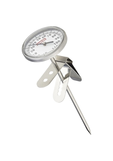 Dinosaurs Paslanmaz Cafe Anında Okundu Kahve Latte Buğulanmış Süt Köpükleme Termometresi