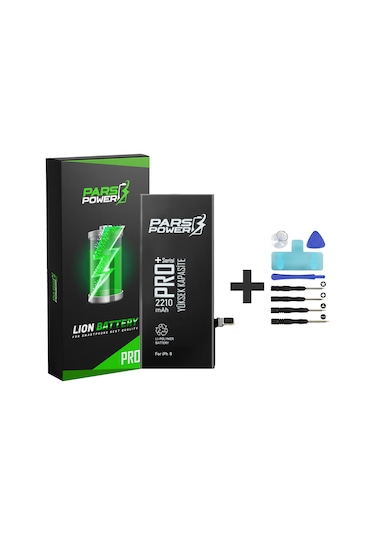 Pars Power Apple Uyumlu iPhone 8 2210 mAh Yüksek Kapasite Batarya