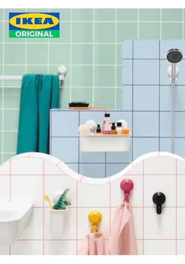 Ikea Vantuzlu Raf Tısken İkea Ikea 434838221 Beyaz