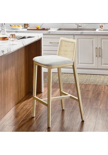 Martha Krem Bar Sandalyesi Krem