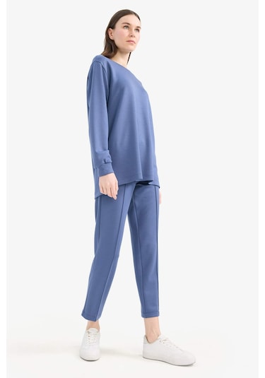 DeFacto Regular Fit Esnek Belli Cepli Basic Düz Pantolon E1954AX25SPIN247