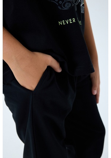 Rolypoly Erkek Çocuk Siyah Pijama Takım Rp3759-c-v2