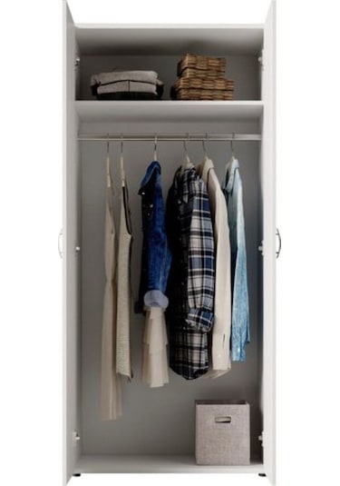 Ada Giyinme Dolabı - Çok Amaçlı Dolap - Gardırop 80 Cm