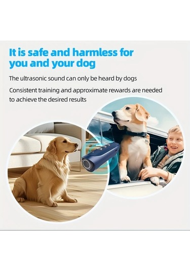 Elmpaly Mavi Ses Dalgası Teknolojili Otomatik Havlama Önleyici Köpek Eğitim Cihazı