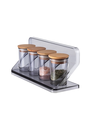 Madame Coco Salvi 4'lü Baharatlık Seti - Füme Gri