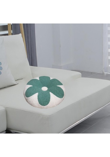 Suntek Meditasyon Yastığı 17.7inch Yoga Için Mat Koyu-yeşil Koyu Yeşil