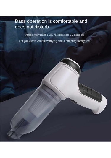 Crackedice 95000pa Araba Vakum Süpürgesi Gri