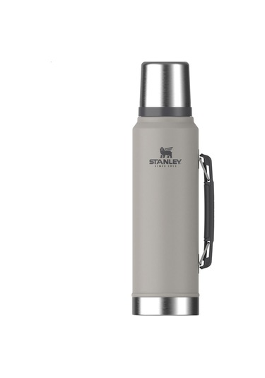 Stanley Classic Vakumlu Termos 1.1qt 1.04 L Gri Ash Renk, Çelik Gövde, Sızdırmaz, Unisex Gri