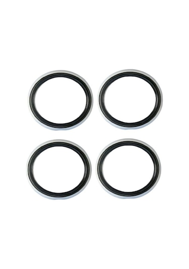 Atlas Marka 14 Jant Lastik Yanağı Siyah Beyaz 4' Lü Set Yanak Blueoto