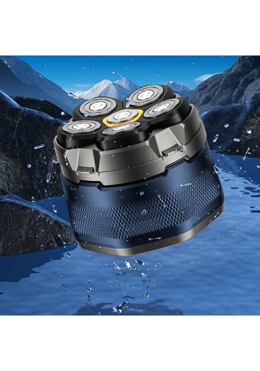 Xiaaokeji Titanyum Elektrikli Tıraş Makinesi - Erkekler İçin Şarj Edilebilir Baş Ve Yüz Tıraş Makinesi