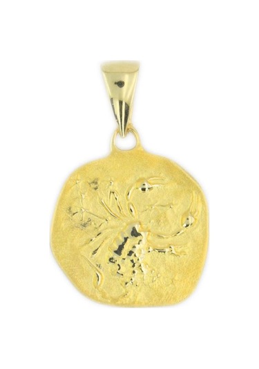 14 Ayar Akrep Burcu Figürlü Altın Kolye Ucu Altın