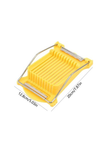 Öğle Yemeği Et Dilimleyici Çok Fonksiyonlu Paslanmaz Çelik Jambon Meyve Sebze Yumurta Peynir Dilimleyiciler Ev Mutfak Kesme Aletleri Sarı