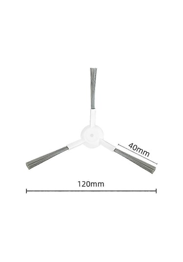 X30 / X30 Pro S30 L10s Ultra S10 S10 Pro S20 Robot Süpürgeler İçin 10 Adet Yan Fırça Yedek Parça Aksesuarları - Yongtao