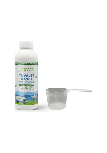 Jenovin Doğa Dostu Çam Aromalı Karavan Wc Kaset Losyonu 1 L + Ölçek