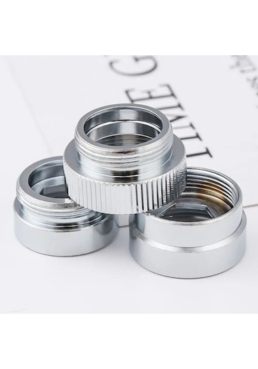 Joyhub Mingjin Shop2 Erkek 22mmx19mm Stili Musluk Havalandırıcı Konektörü Metal Dış Iç Dişli Su Tasarrufu Adaptörü Mutfak Bataryası Mm - Contalı Zhwmed Renkli Çok Renkli