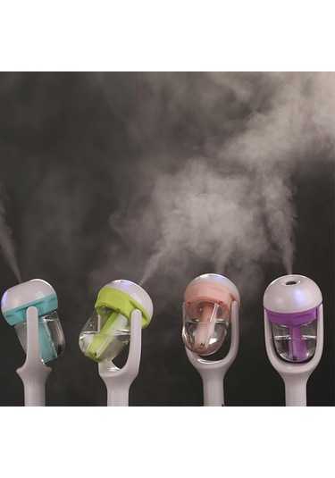 Dianziye Mavi Mini Araba Nemlendirici: Hava Temizleyici, Sprey Aromaterapi, İç Mekan Sterilizasyonu Ve Koku Giderici