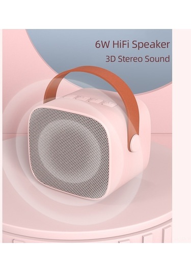 Besthome1 P2 Mavi Kablosuz Bluetooth Hoparlör, 6w Güç, 2000mah Pil, Mikrofonlu Karaoke