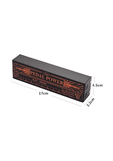 Rowin Pedal Power 10-kanal Efekt Güç Kaynağı Usb 100-240v