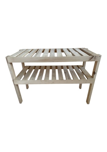 Doğal Ahşap Dekoratif Raf Ahşap