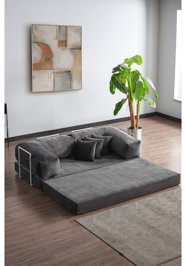Legom Avanos Aktivite Koltuğu Yatak Olabilen Çok Amaçlı Kanepe Koltuk Takımı Antrasit Antrasit
