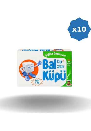Gold Küp Şeker 1 Kg X 10 Adet