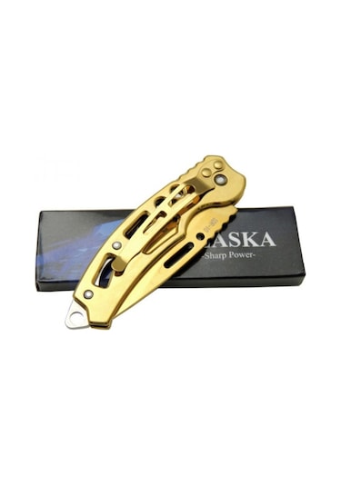Janva Alaska Gold Kamp Çakı Beyaz
