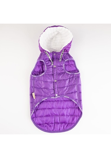 Pawstar Railway Purple Su Geçirmez Orta-büyük Irk Köpek Yelek Yağmurluk