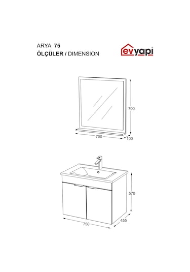 Biani Fix Arya 75 Cm Banyo Dolabı,Seramik Lavabolu, Aynalı,Lavabo Dahil,Mdf,Mat Beyaz Biani Fix Arya 75 Cm Banyo Dolabı,Seramik Lavabolu, Aynalı,Lavabo Dahil,Mdf,Mat Beyaz