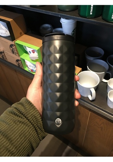 Starbucks Mat Siyah Klasik Seri Paslanmaz Çelik Termos 473 ml