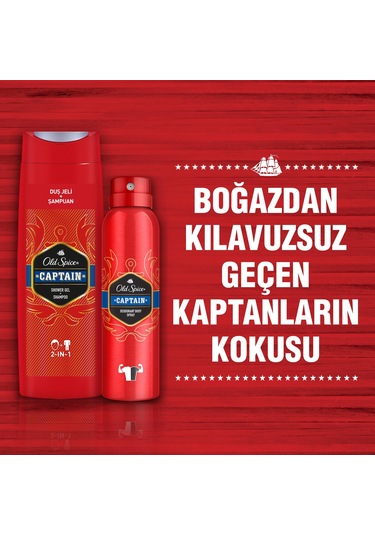 Old Spice Duş Jeli 400 ML + Sprey Deodorant 2 x 150 ML