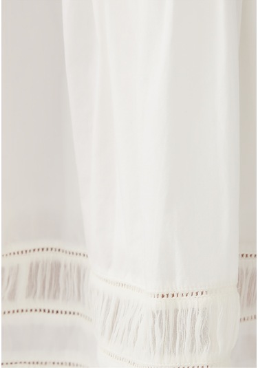 Ulla Johnson Romantik Mini Etek Beyaz