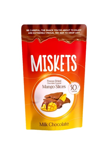 Miskets Sütlü Çikolata Kaplamalı Kurutulmuş Mango 80 G