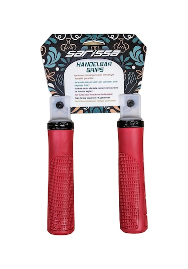 Sarissa Pvc Elcik Ergonomik Destekli Yapı Kolay Kavrama Kaymaz Bisiklet Elciği Kırmızı