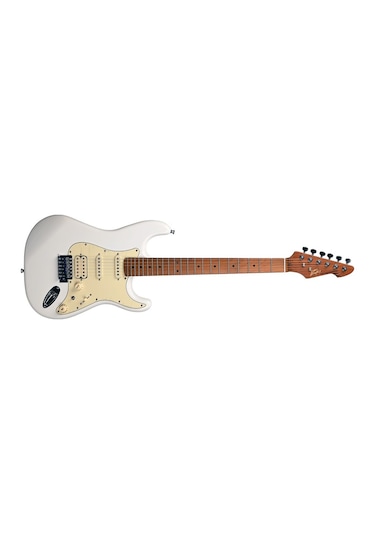 Peavey Raptor Lightning Bolt St Hss Stratocaster Elektro Gitar Olympic White