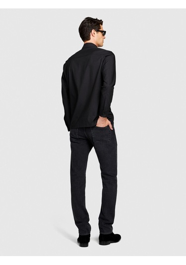 Sisley Liyosel Karışımlı Oversize Gömlek Erkek Siyah Gömlek - 323a5t3rsq02p Sisley Liyosel Karışımlı Oversize Gömlek Erkek Siyah Gömlek - 323a5t3rsq02p