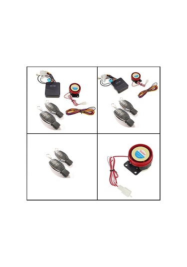 Motosiklet Alarm Uzaktan Kumanda İle Çalıştırma 125Db N11.1692