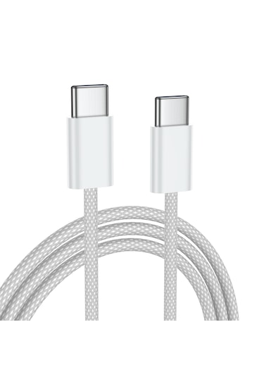 Yediseven Yds-60wb Type C To Type C 60watt  Apple Uyumlu iPhone  15 Şarj Kablosu