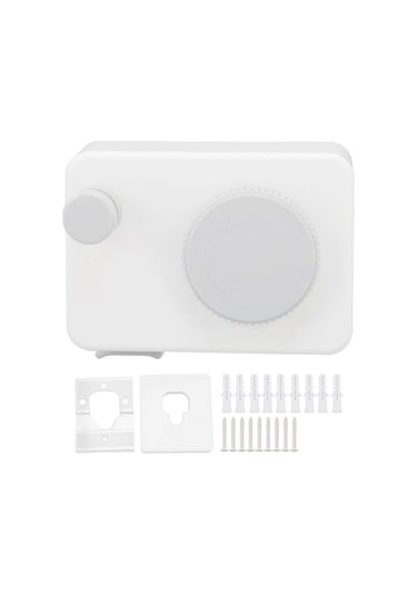 Ganzhoushop Çamaşır İpi Ağır Hizmet Tipi Geri Çekilebilir Yerden Tasarruf Sağlayan Abs Paslanmaz Çelik Çamaşır Çamaşır İpi Balkonlar Avlular Oteller Beyaz Çok Renkli