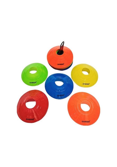 Avessa Cnk-100 Orta Boy Antrenman Çanağı 50li Çok Renkli