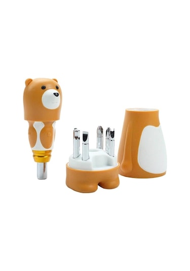 Trendooze Homyl Çocuk Tornavida Bit Seti - Renkli, Çoklu Uygulamalı