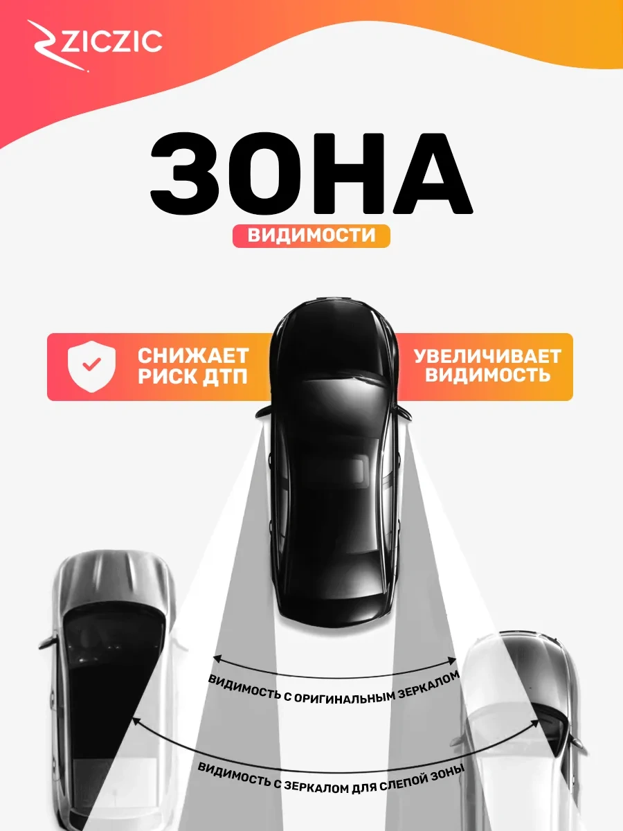 Ziczic Araç İçin Kör Nokta Aynaları, 2 Adet 304948583