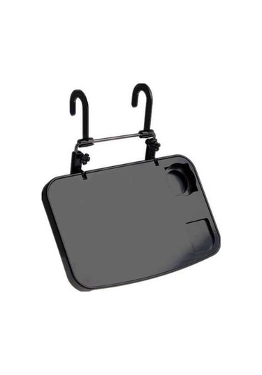 Besthome1 Araba Taşınabilir Asılı Dizüstü Bilgisayar Tepsisi, Katlanır Çok Fonksiyonlu Direksiyon Telefon Tutucu, 46470024 Siyah