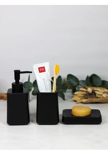 Denezo Banyo Aksesuarları Seti 164980825 Mat Siyah