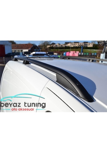 Ford Transit Custom Üst Port Bagaj Tavan Çıtası Siyah - Gri