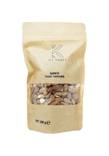 Key Market Doğal Kavrulmuş Badem İçi 250 G