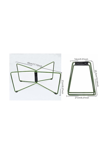 Homyl Katlanabilir Soğutucu Standı Evrensel Su Kabı Yeşil Yeşil