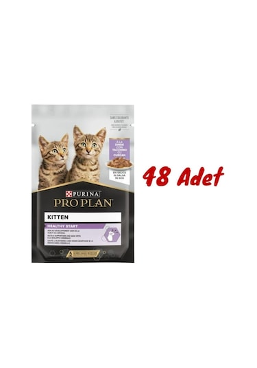 Purina Pro Plan Pouch Sos İçinde Hindili Yavru Kedi Konservesi 48 x 85 G